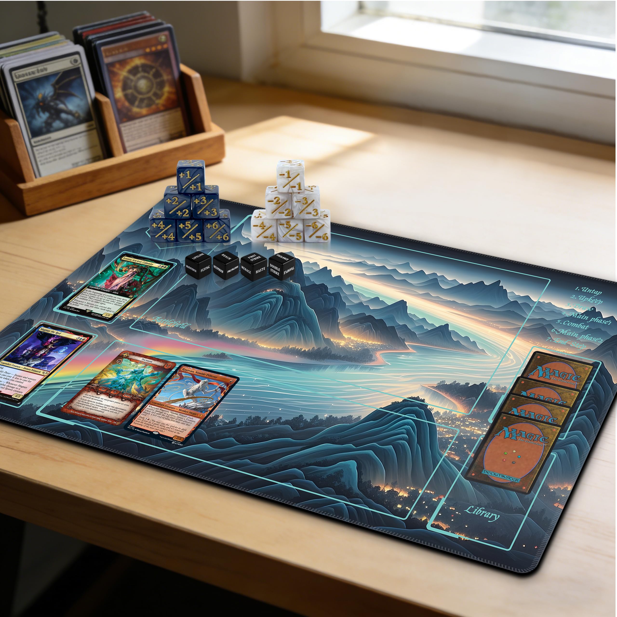 Extalas MTG Playmat travel storage tube included for protection during transport