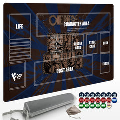 Extalas One Piece Playmat with non-slip surface for steady solo gameplay