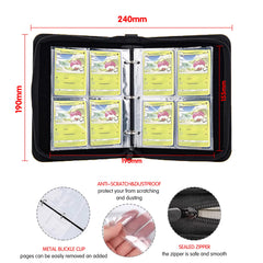 Extalas OPCG binder with four-pocket pages holds 400+ cards for organized play.