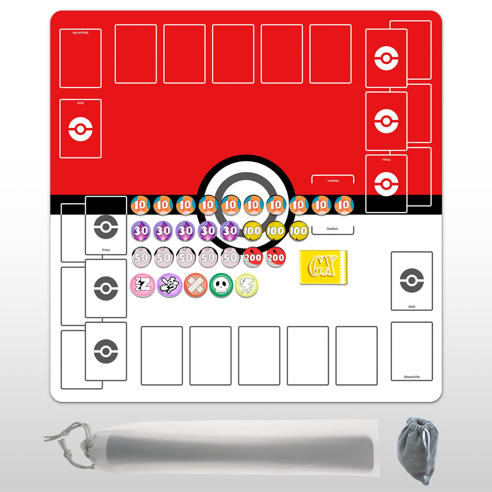 Extalas playmat 2-player layout for clean setup and quicker battles