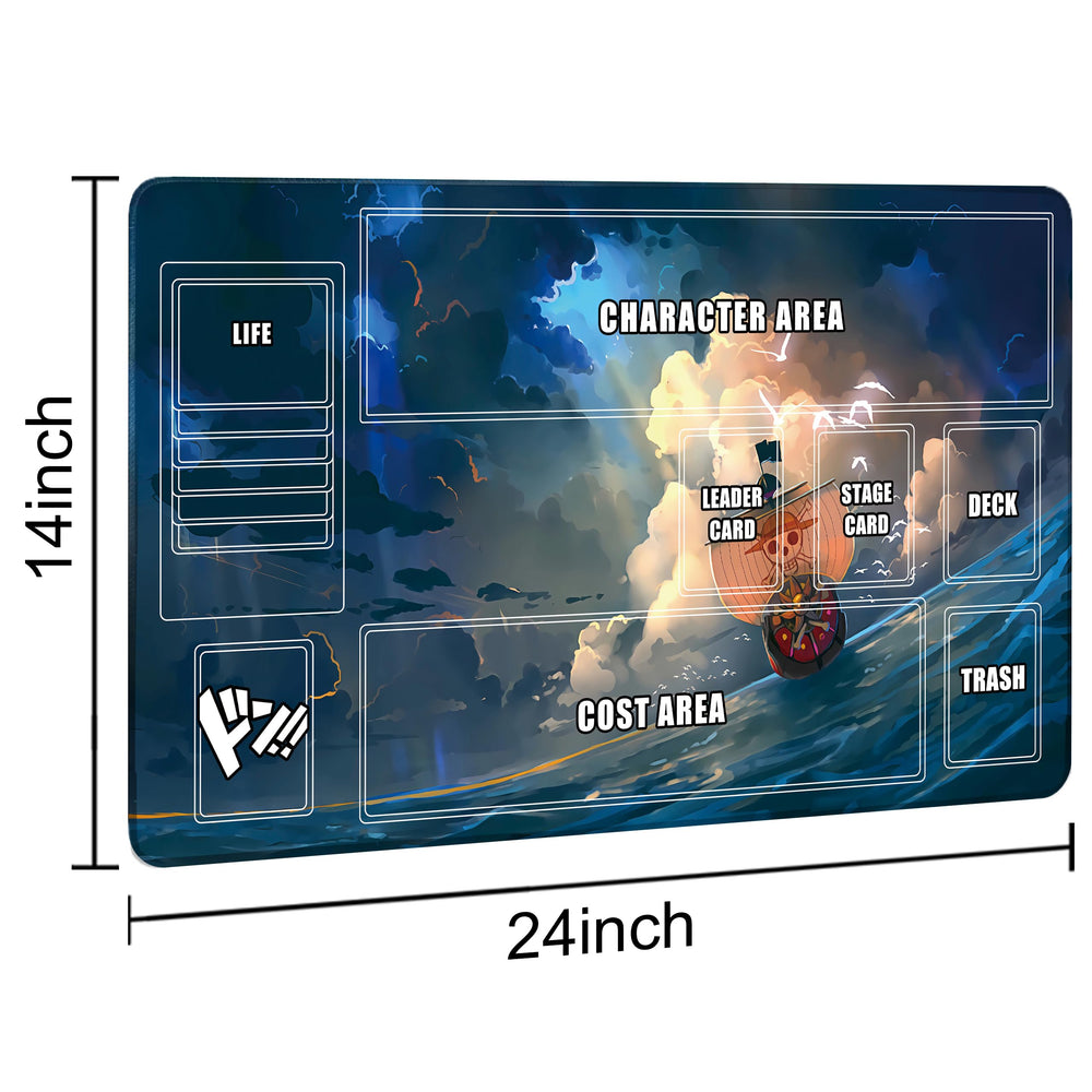 Extalas Playmat non-slip base keeps cards steady
