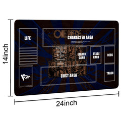 Extalas playmat with zone design keeps cards neatly organized during practice