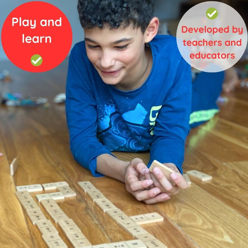 Extasticks Mathomino in a Montessori classroom promoting hands-on learning.