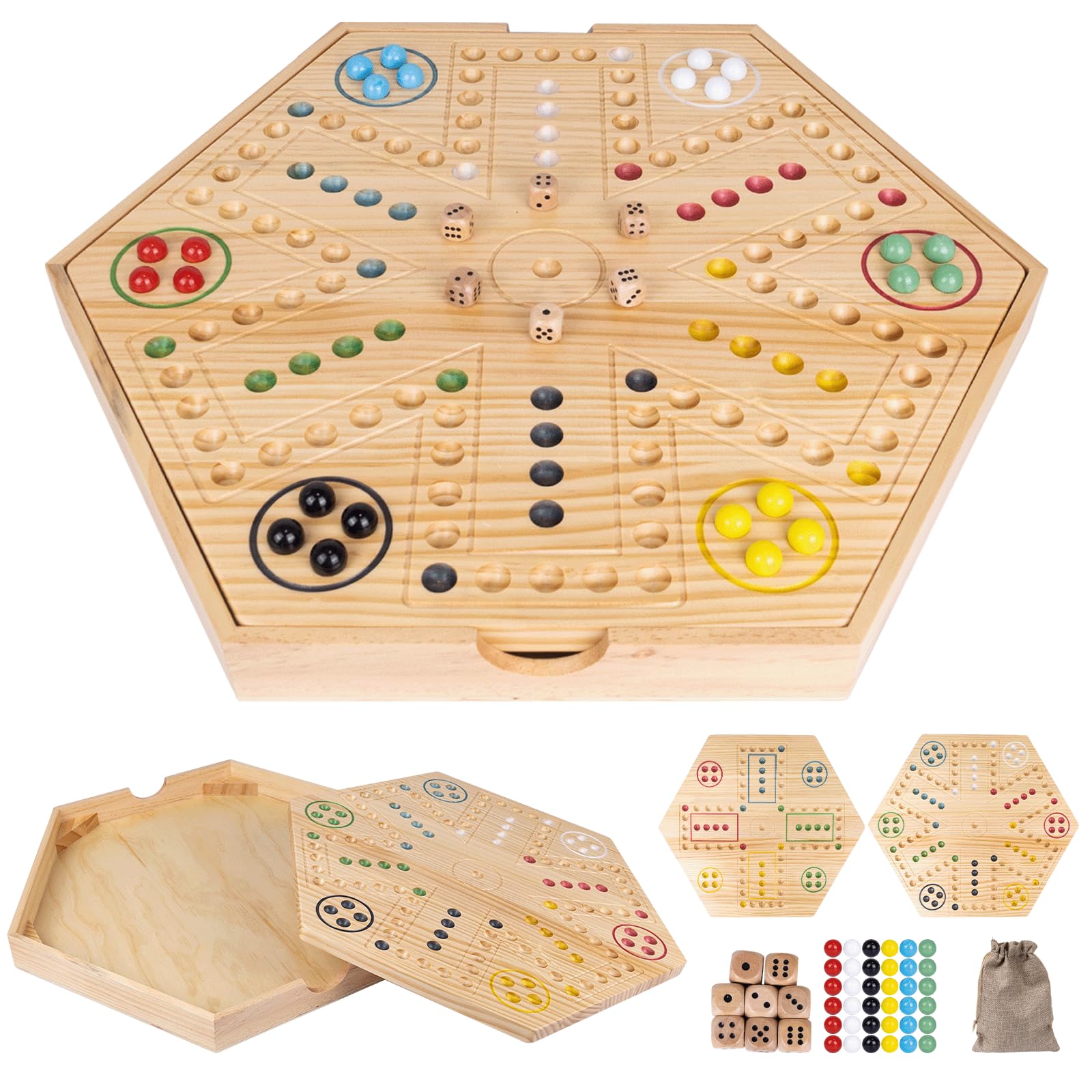 Extguds Wahoo board game with a double-sided design for flexible play options.