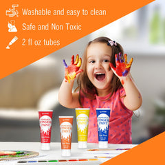 EXTRIC 12-color tubes offer rich, easy-to-clean options for toddlers.