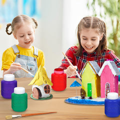 EXTRIC Washable Paint smooth cream texture on paper or canvas.
