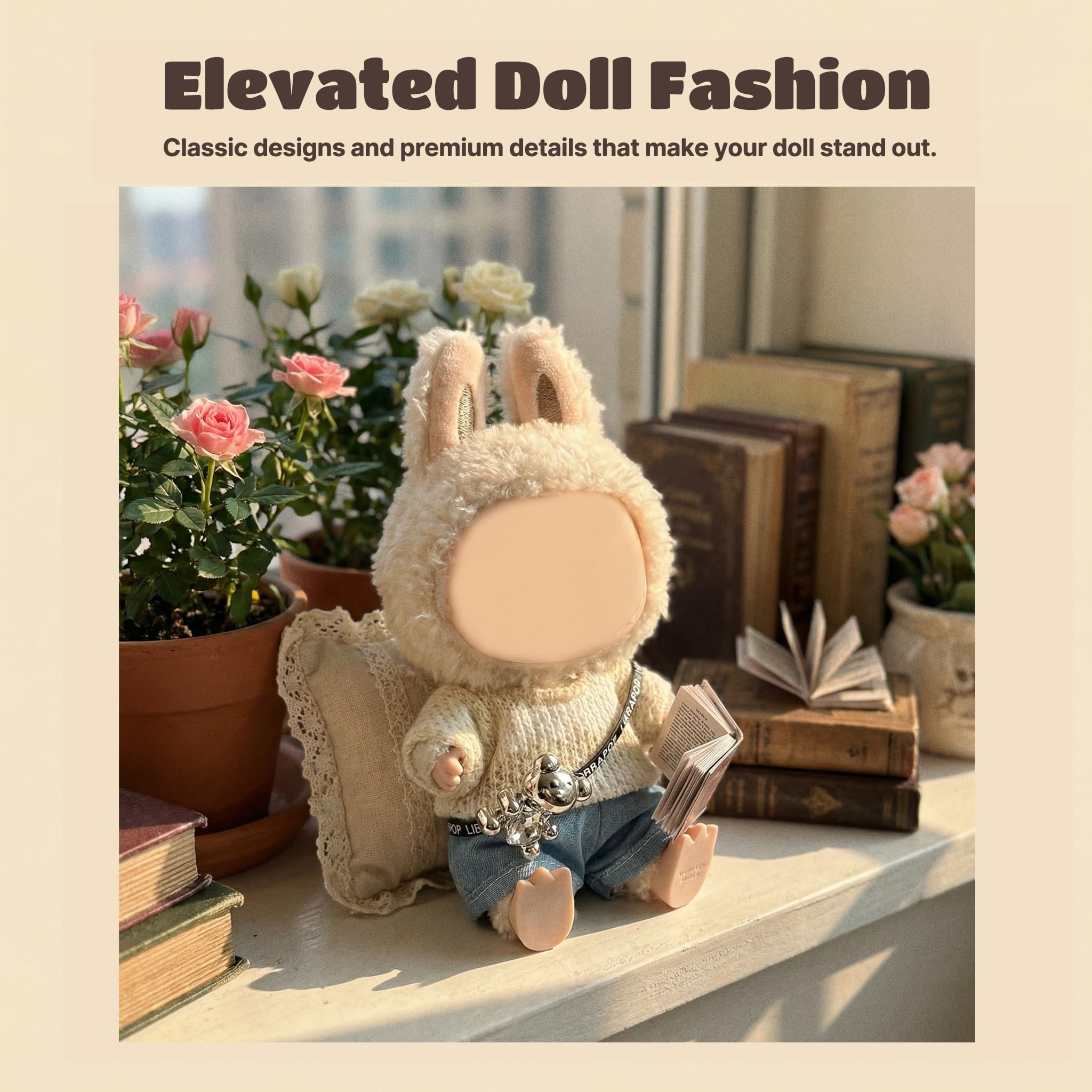 Eyancotoi Style 4 display on a 17cm doll for eye-catching setups.