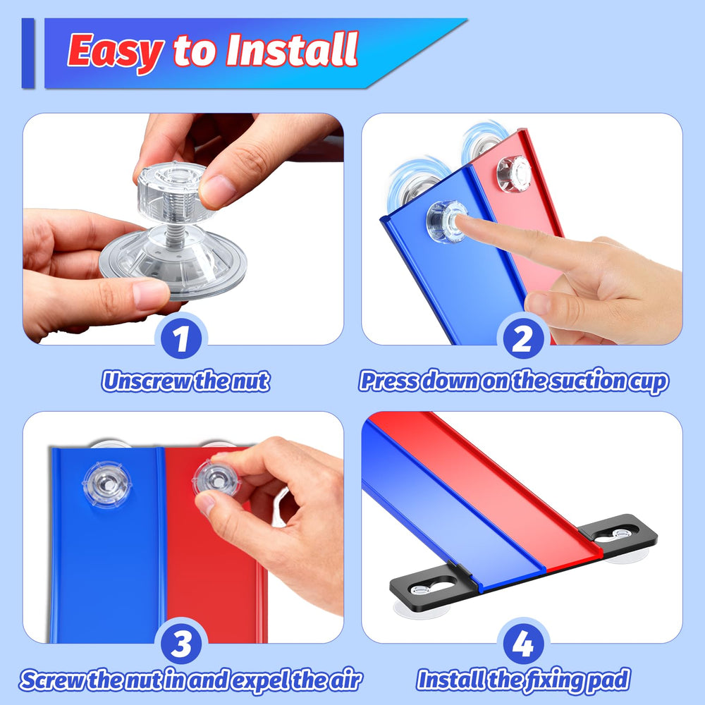 Waterproof, easy-clean surface of EYEFEAT track after messy play sessions.