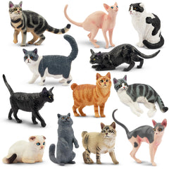EYSCOTA American Bobtail cat figurine for imaginative play.
