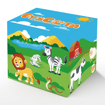 EYSCOTA 12-pack dog figures making delightful party toppers and gifts