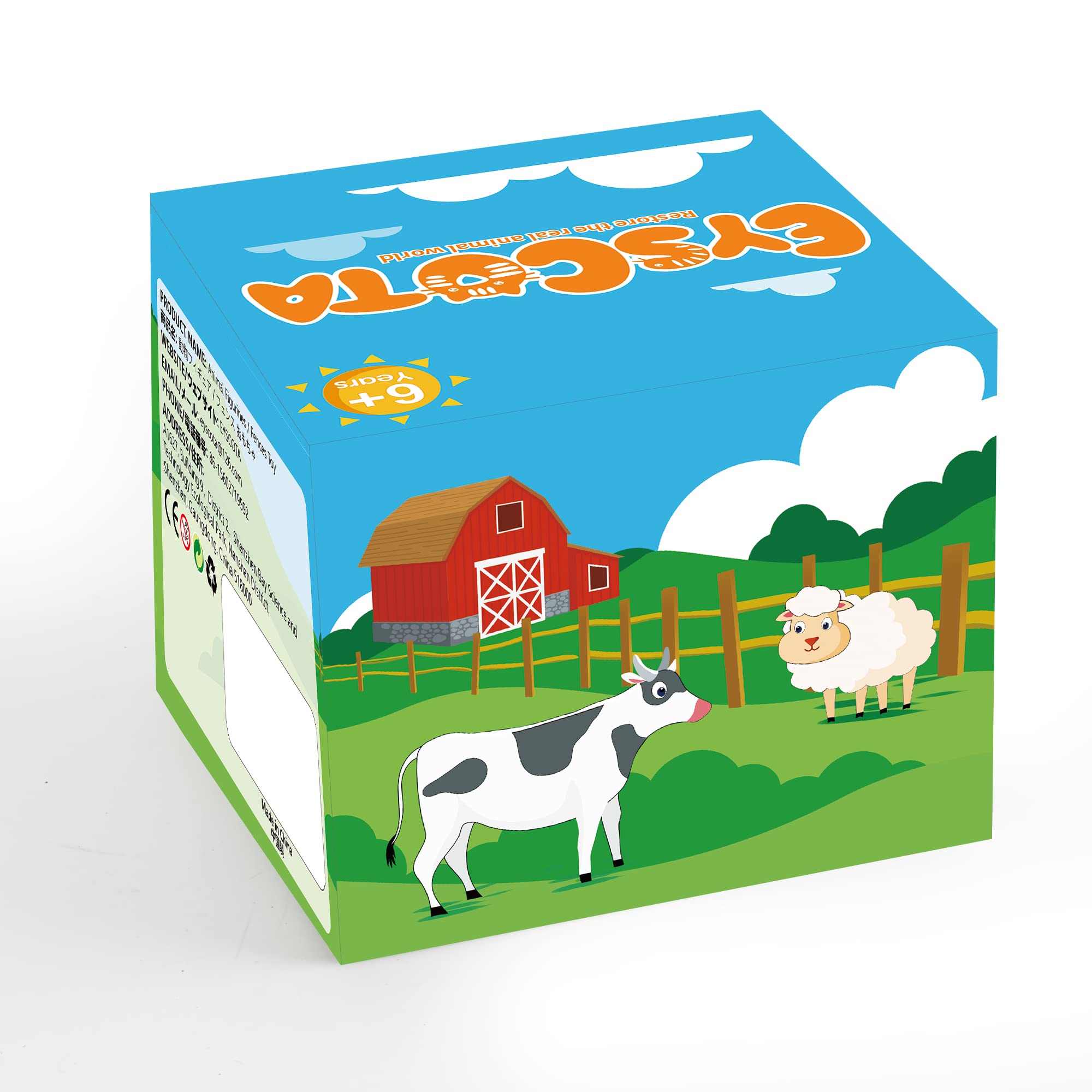 EYSCOTA durable PVC fence promotes safe, imaginative play with toy animals