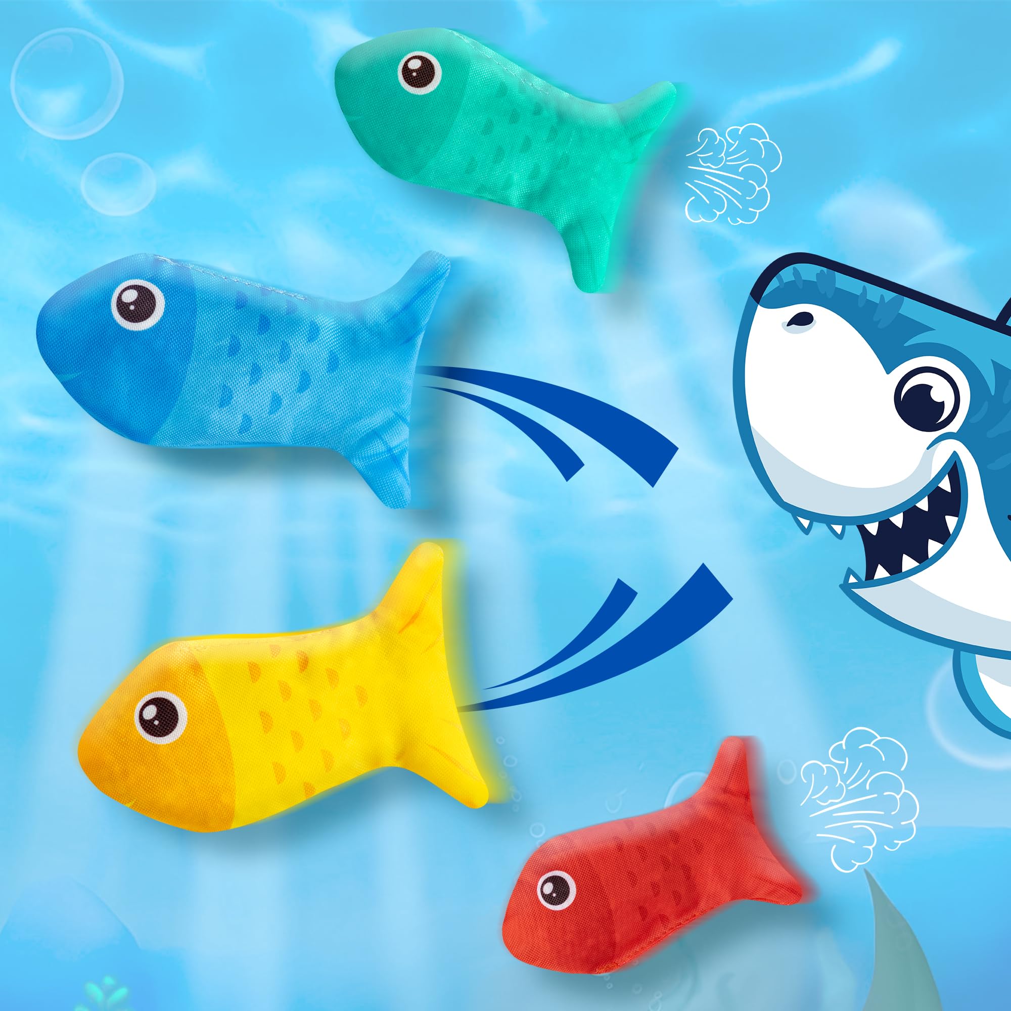 EYxsaxenk kids enjoy tossing with fish-shaped beanbags at parties and family gatherings.