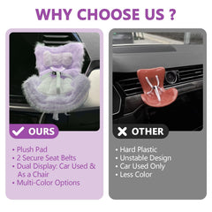 Ezcora vent-clip car decor adds playful interior accent.