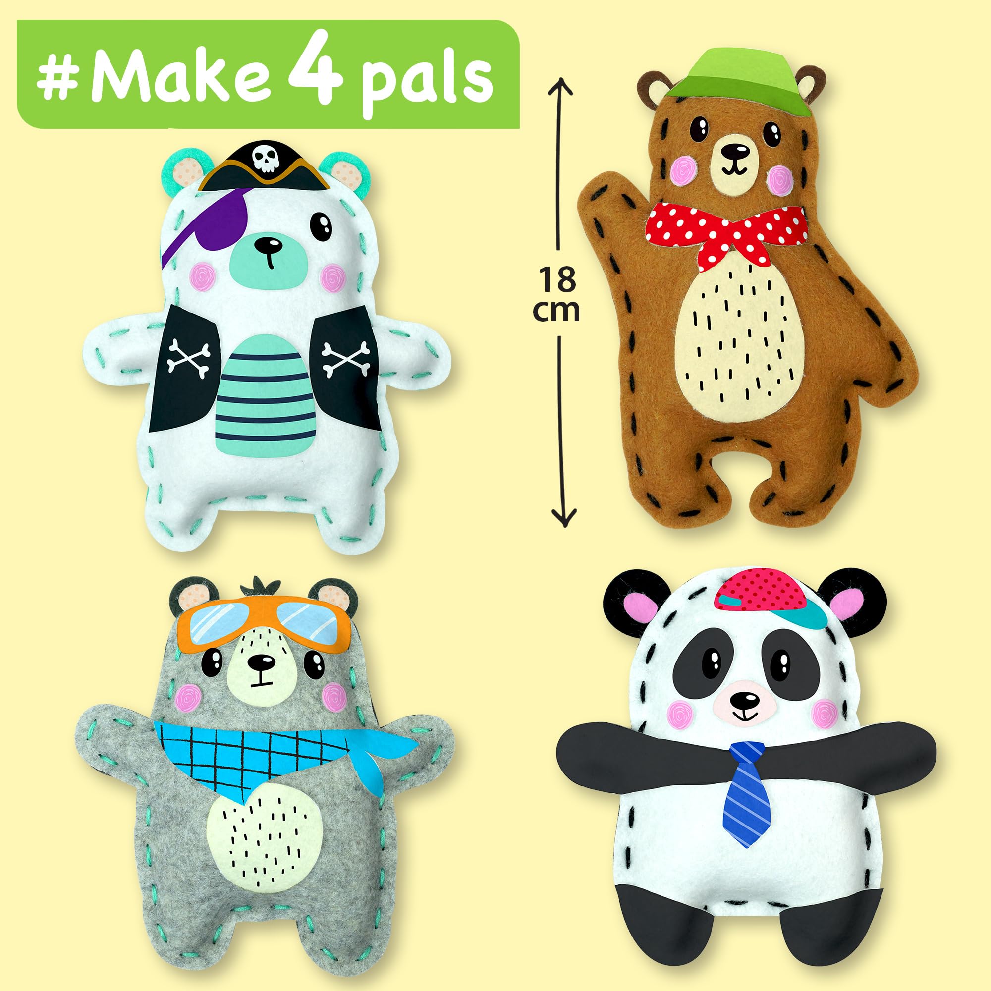 EZCRA Bear projects showcase four beginner-friendly crafts to spark creativity