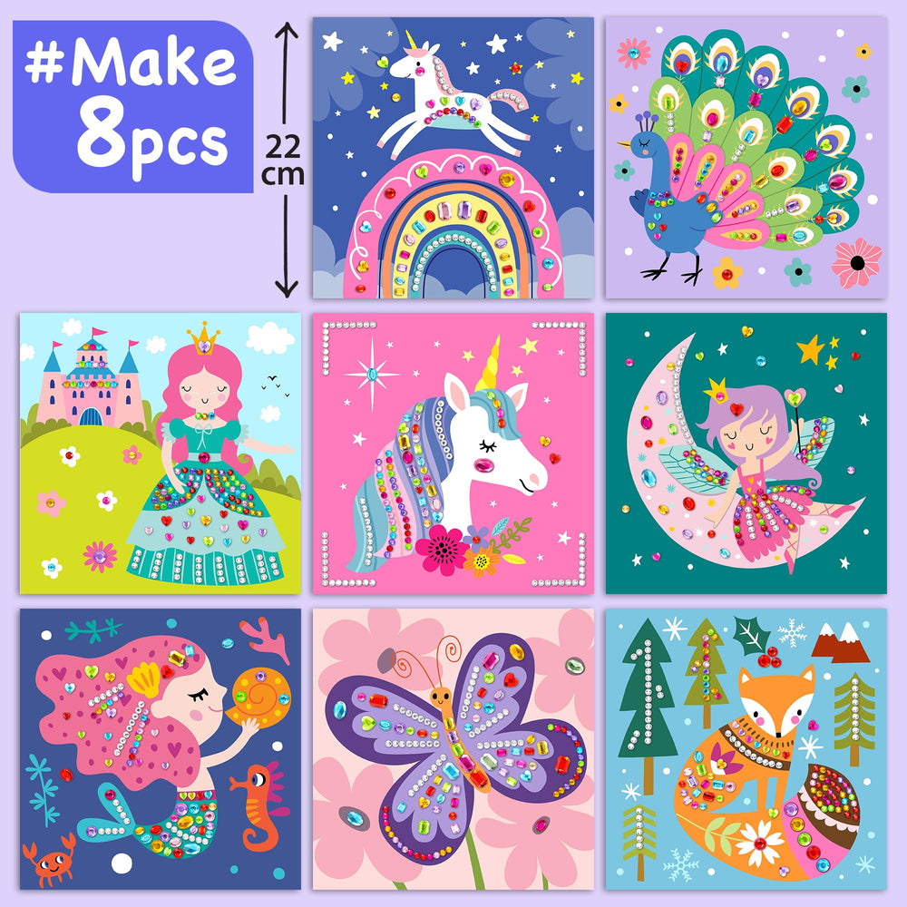 EZCRA unicorn princess theme with 8 projects to spark imaginative play.