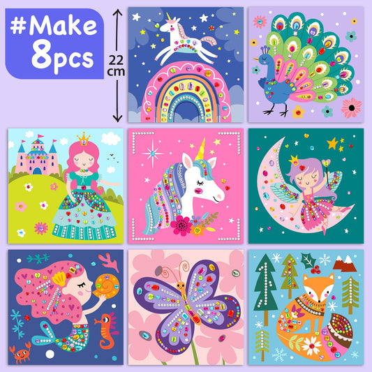 EZCRA unicorn princess theme with 8 projects to spark imaginative play.