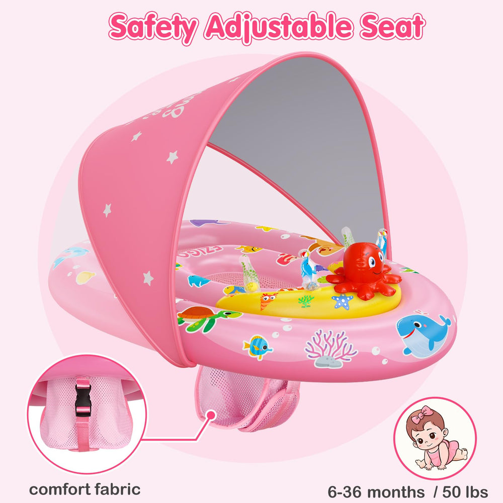 EZIGO adjustable safety seat helps keep little swimmers secure