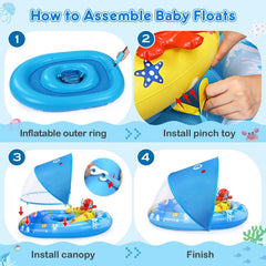EZIGO easy inflate and deflate design with colorful storage box