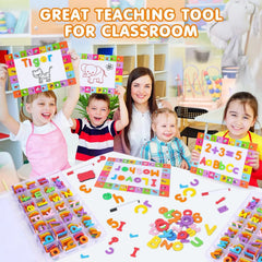 EZIGO non-toxic foam letters are soft, safe, and easy for kids to grip.