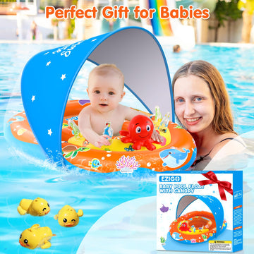 EZIGO underwater-themed prints keep babies engaged in water