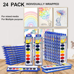 Washable Ezzgol watercolors for kids, easy to clean after activities.