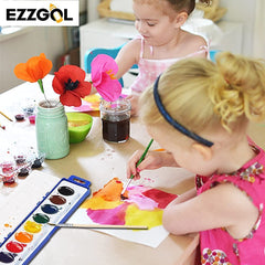 Close-up of Ezzgol pigments showing vivid, blendable colors.