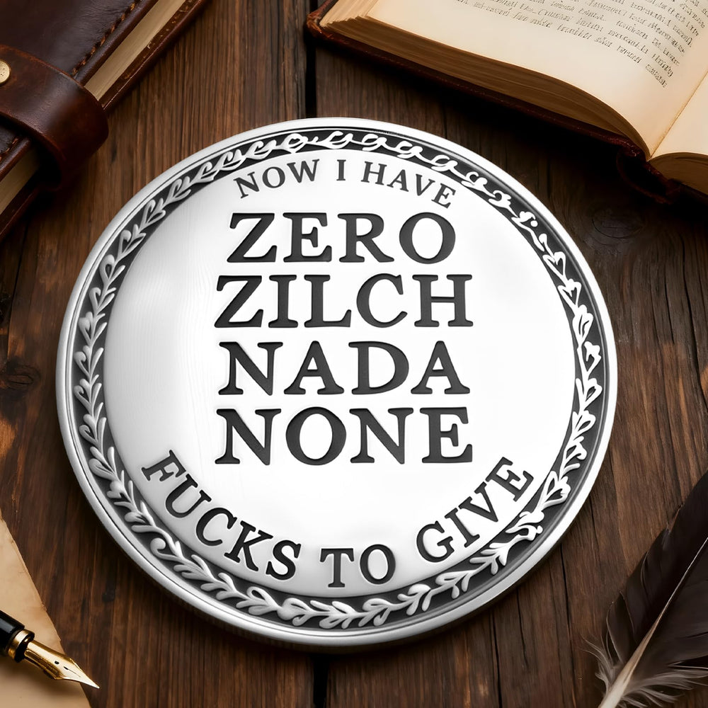 The F-CAW-F Coin features durable metal construction for lasting keepsake.