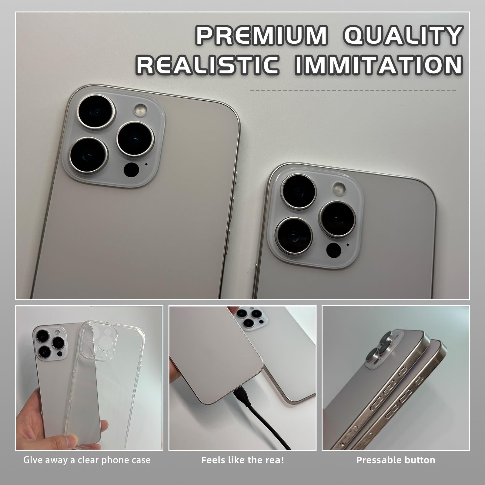 Faawxlo 16 Pro Max dummy showing realistic size and weight for photography use.