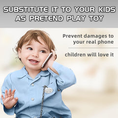 Faawxlo dummy phone kid-friendly durable design enables safe pretend play