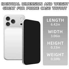 Faawxlo fake phone with aluminum frame, sturdy prop for film and stage