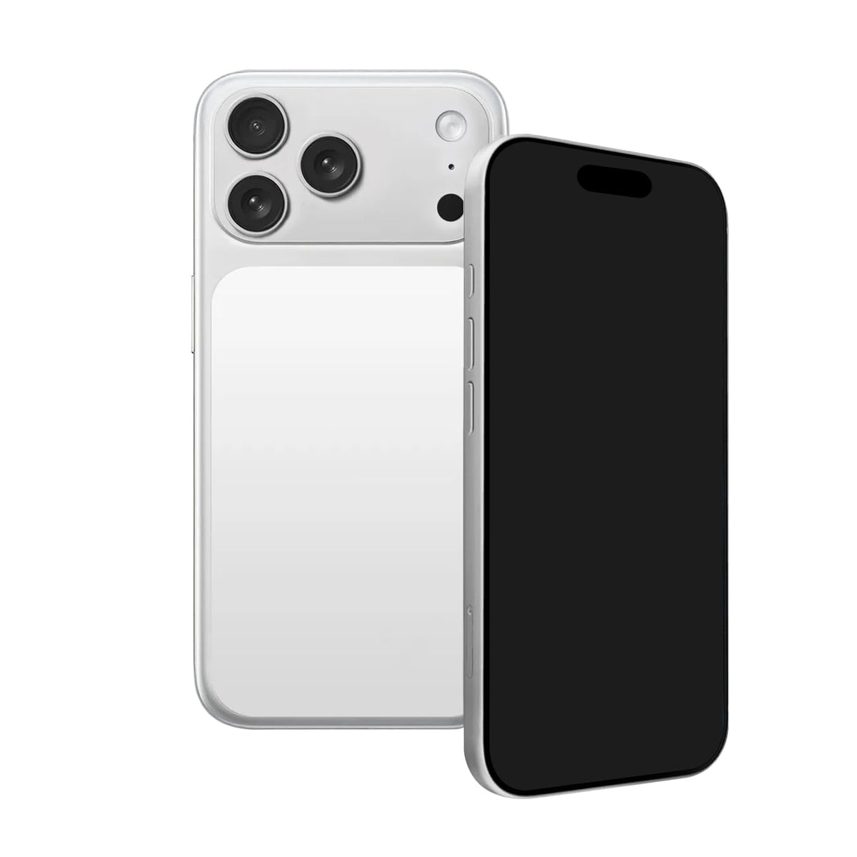 Faawxlo fake phone with black screen front view, ideal for photo shoots