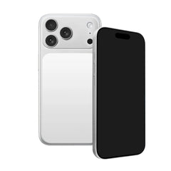 Faawxlo fake phone with black screen front view, ideal for photo shoots