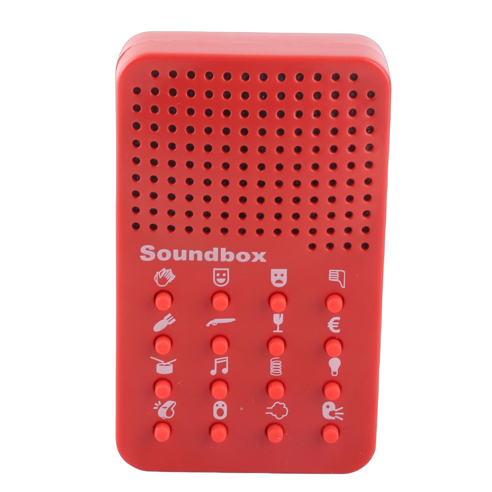 Fabater Sound Machine pocket front view highlights its ultra portable design for on the go laughter.