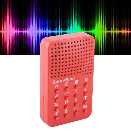 Fabater Sound Machine pocket side shot shows compact size ideal for spontaneous pranks.