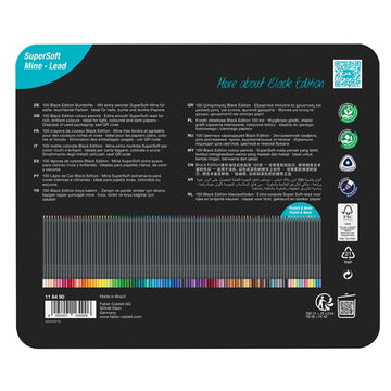 Faber-Castell Black Edition pencils use FSC-certified wood.