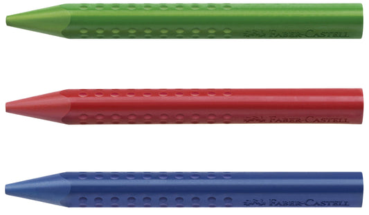 Faber-Castell Jumbo Grip Crayons ergonomic grip for comfortable coloring sessions
