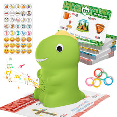 Fabeto green dinosaur pen for engaging early reading and sound feedback