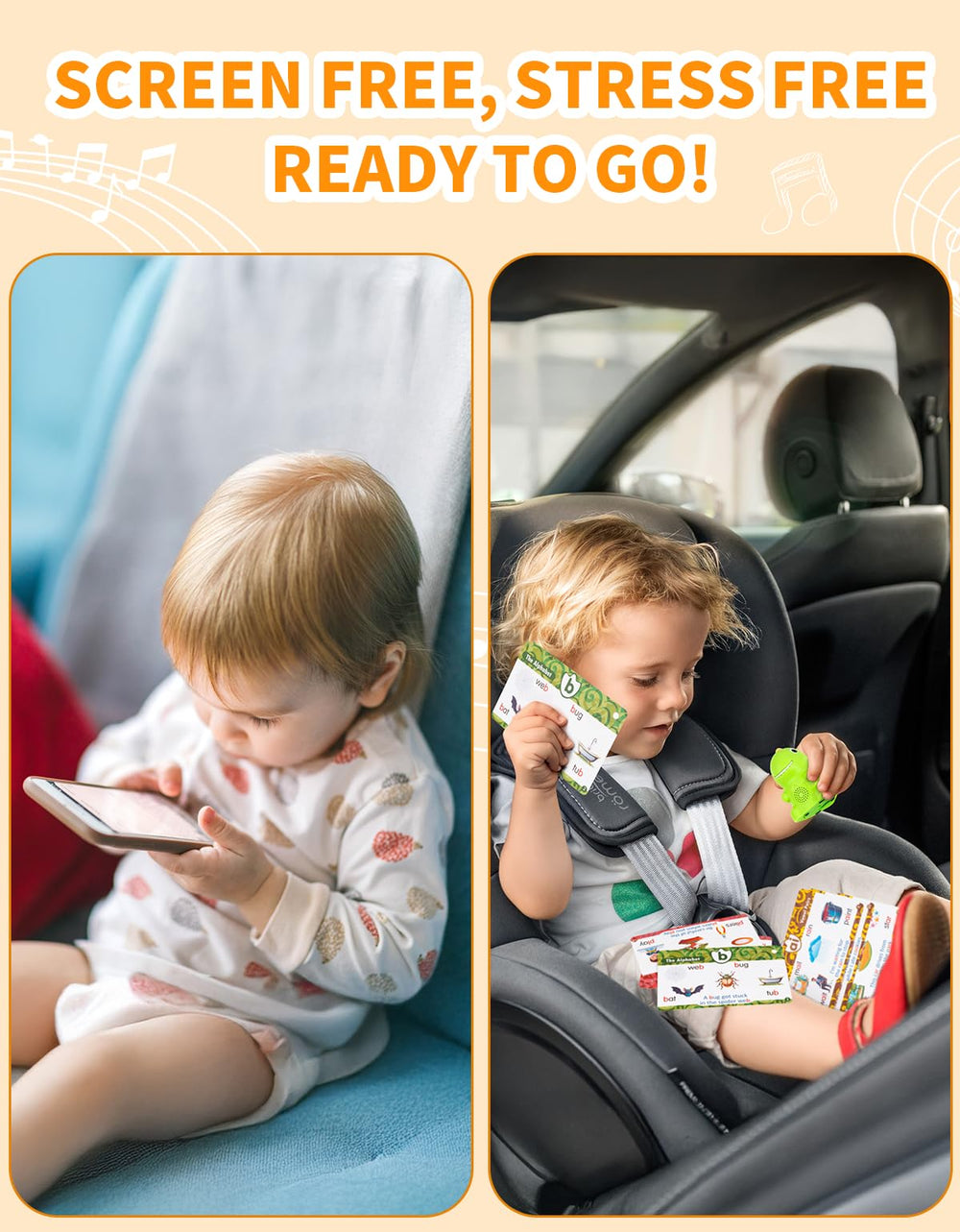 Fabeto screen-free portable toy for learning on the go