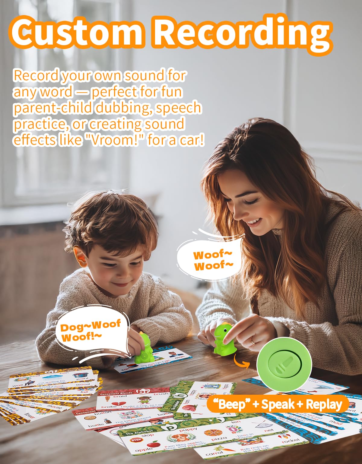 Fabeto sticker sheets enable hands-on vocabulary on surfaces