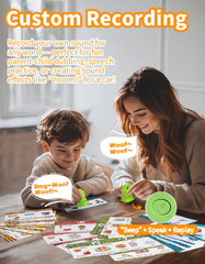 Fabeto sticker sheets enable hands-on vocabulary on surfaces