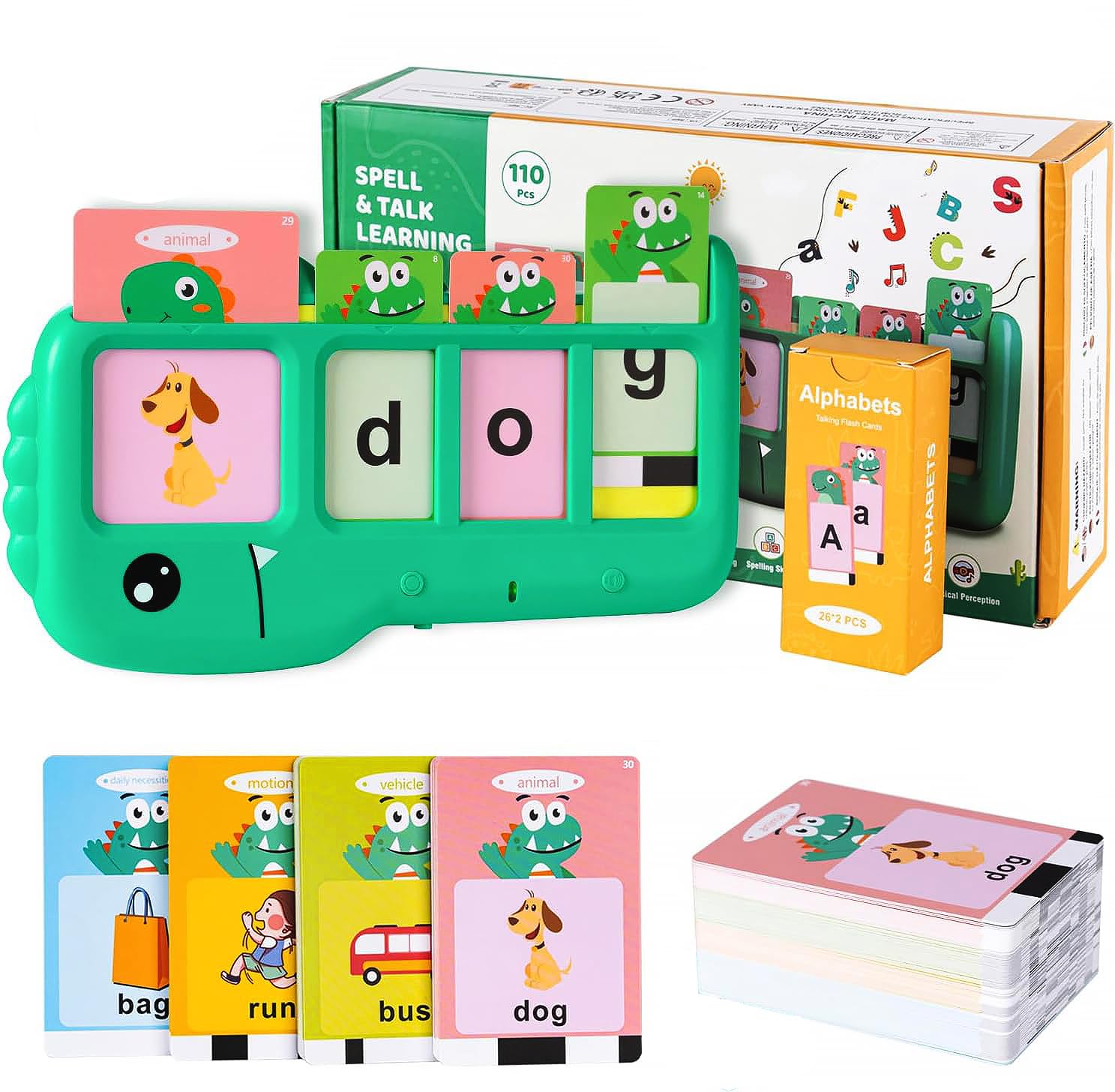 Fabeto Talking Flash Cards interactive game boosts early spelling confidence