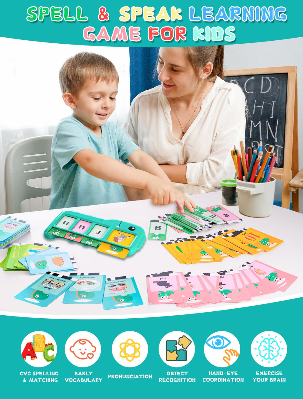 Fabeto Talking Flash Cards melody cards unlock six nursery rhymes
