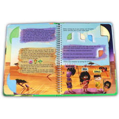 Fable Fox Press Journey to Ochre Land magical creatures assist the hero.