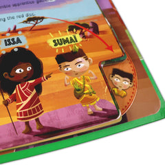 Fable Fox Press Journey to Ochre Land wheel system tracks items, followers, and powers.