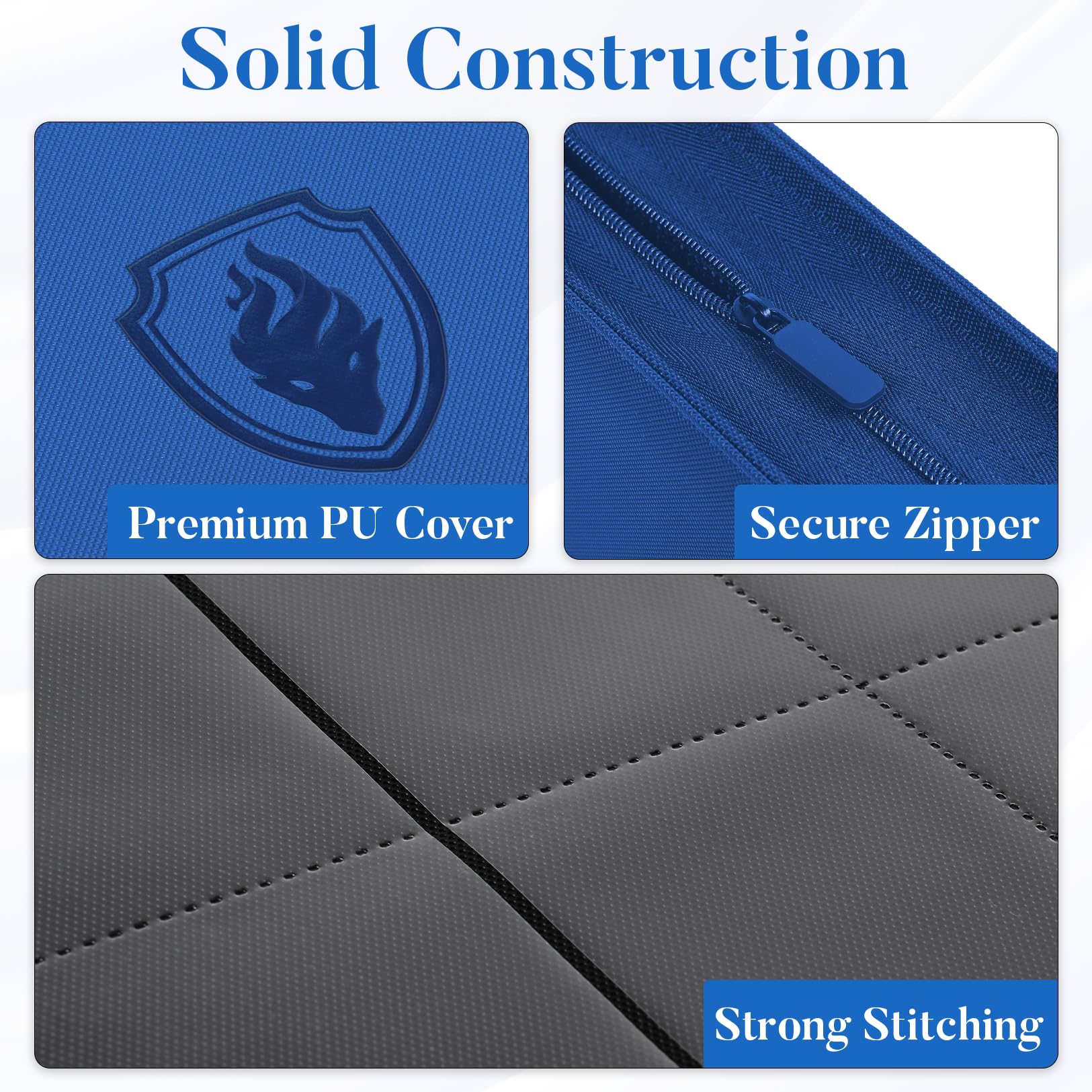 Fabmaker 12-pocket layout closeup highlighting organized sleeve storage.