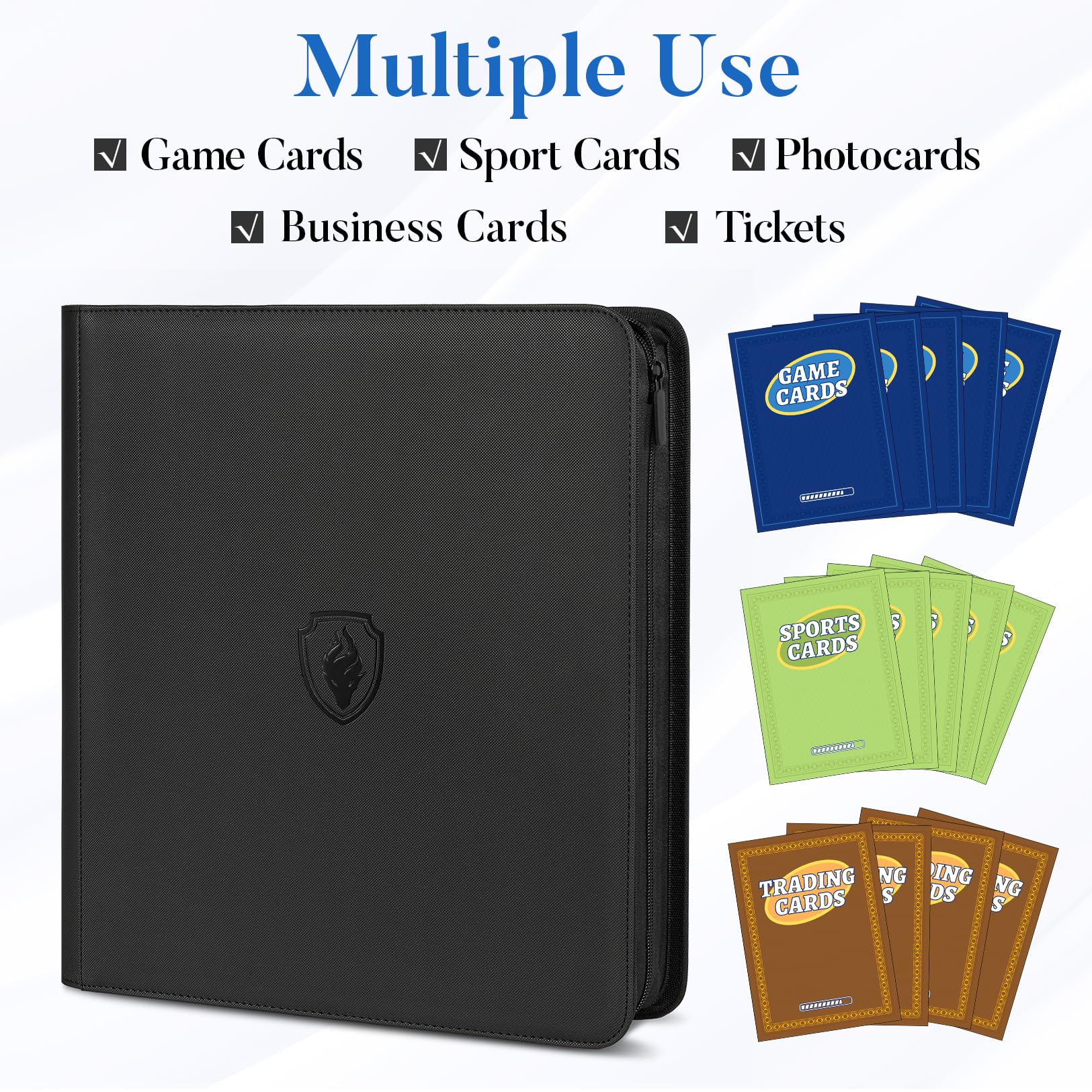 Fabmaker 912-card capacity fits MTG, sports, and board game cards