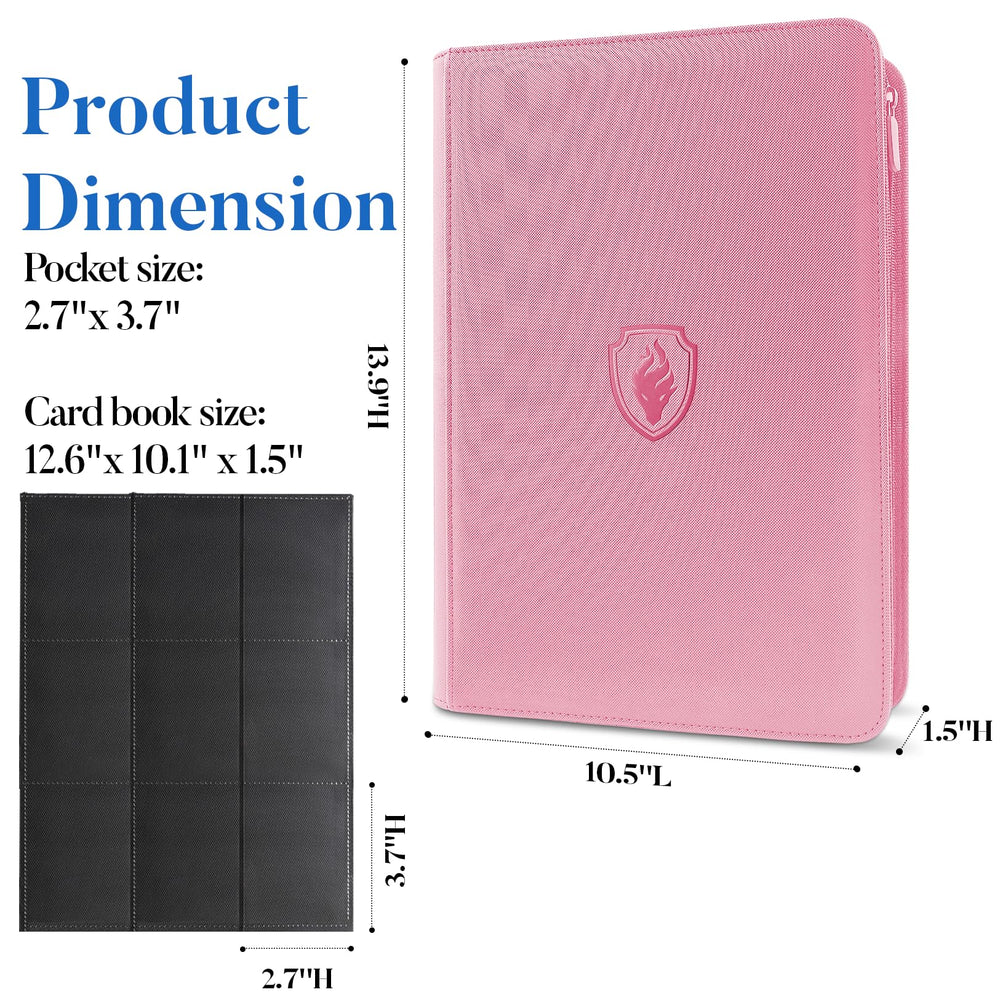 Acid-free sleeves inside Fabmaker binder preserve card quality and clarity.