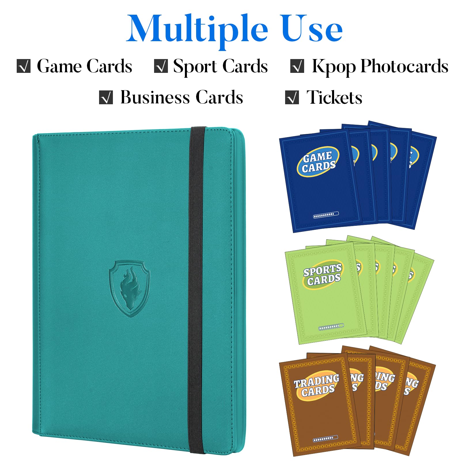 Fabmaker archival-safe 30 pages hold 540 sleeved cards securely without warping