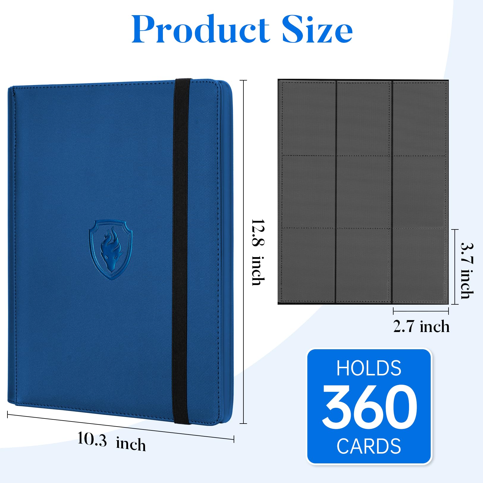 Fabmaker archival-safe pages provide durable backing for a tidy display.