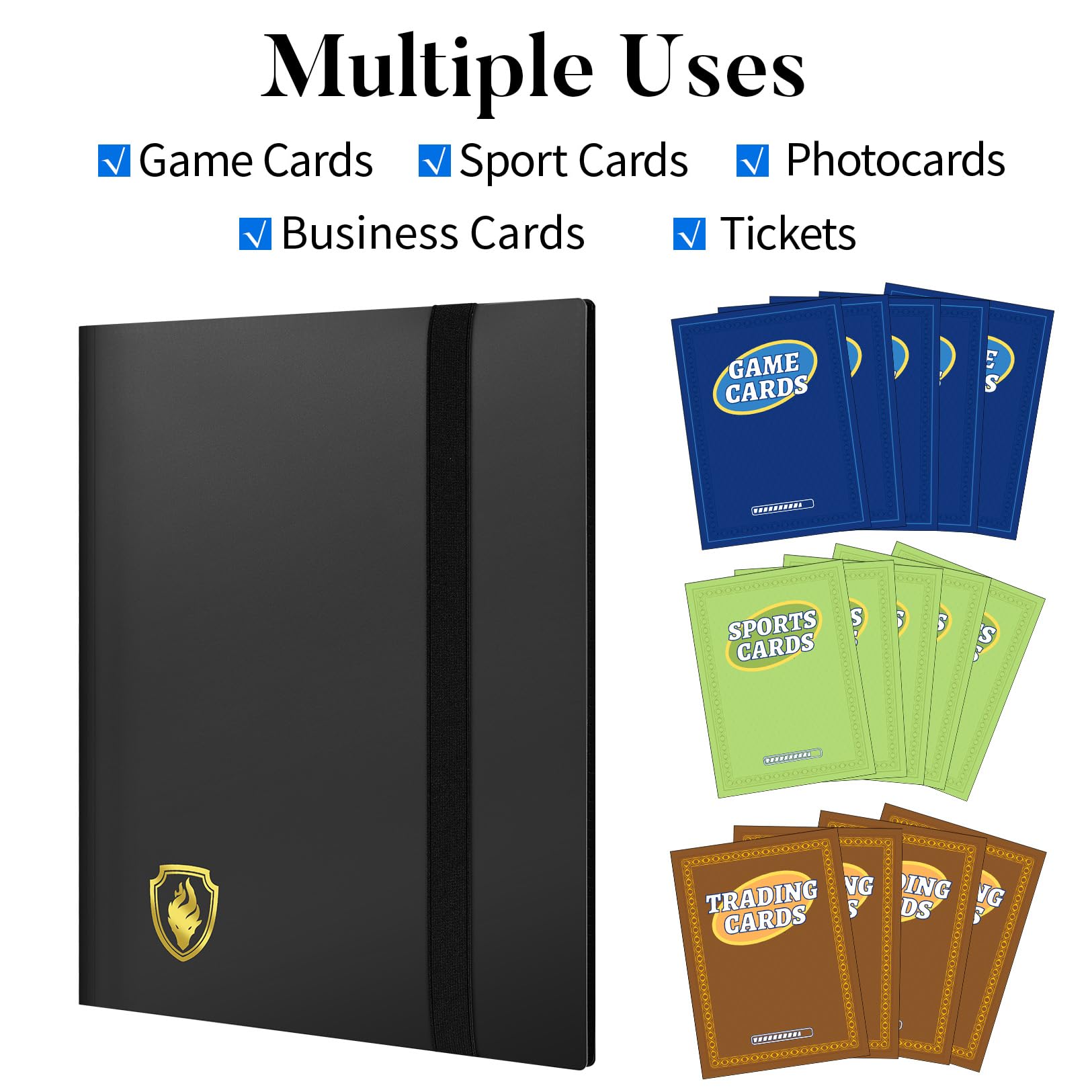 Fabmaker Card Binder compact dimensions fit on shelves and travels easily.